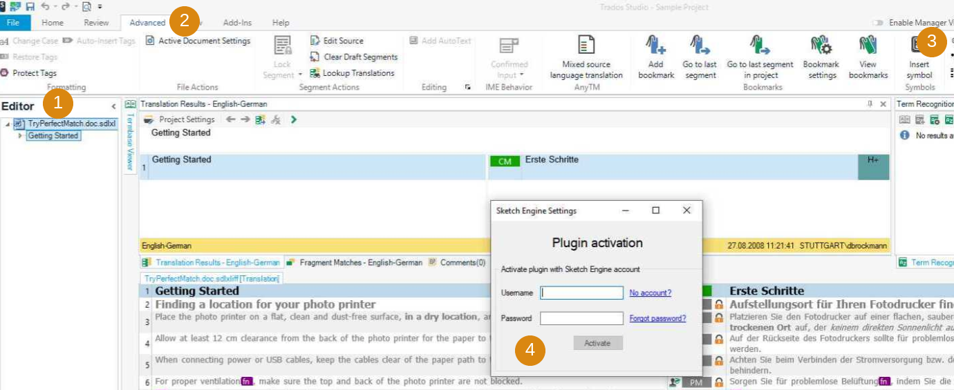 SDL Trados Studio - plugin activation